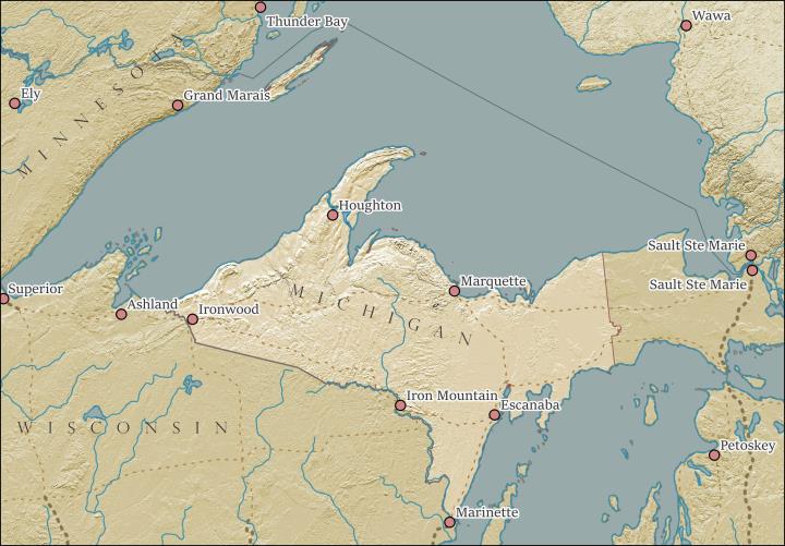 Shire of Skerjastrond Territory Map