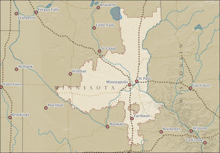 Barony of Nordskogen Territory Map