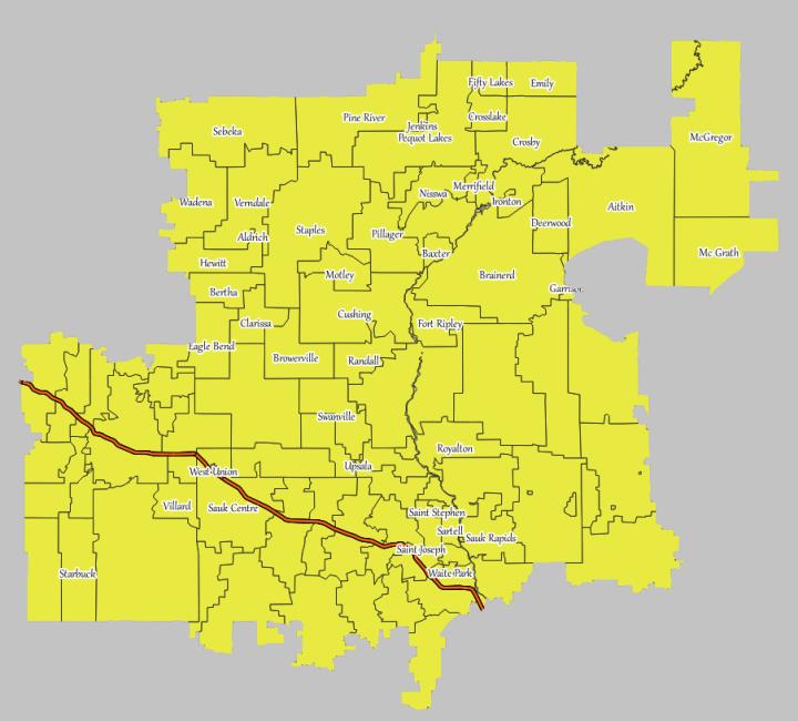 Shire of Rockhaven Territory Map