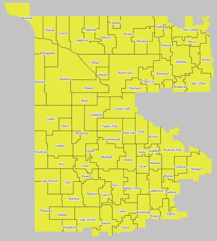 Shire of Avonwood (inactive) Territory Map