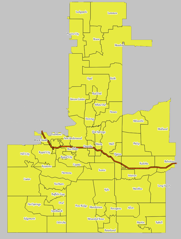 Shire of Schattentor Territory Map