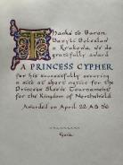 Cypher, Princess' 