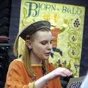 Heregyth Ketilsdottir spinning a tale