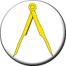 Compass, Award of the - Blazon: (Fieldless) A pair of compasses Or