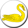 Cygnus, Award of the - Blazon: (Fieldless) A swan naiant contourny Or