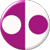 Kingdom Youth Officer (KLO) - Blazon: Per pale purpure and argent, two roundels counterchanged