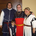 The Applegate family and Viscountess Elashava bas Riva 
