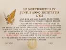 Griffin & Sword, Award of the