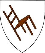Device: Argent, a wooden chair bendwise proper