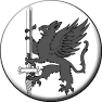 Black Griffin, Order of the - Blazon: (Fieldless) In fess a sword sustained
by a griffin sable.