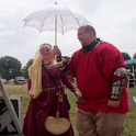 Baroness Abbey Kegslayer being escorted by HE Wulfgar